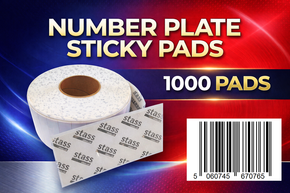 PlateFit™ 1000 Number Plate Sticky Pads Roll