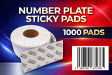 PlateFit™ 1000 Number Plate Sticky Pads Roll