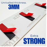 XTRA-THICK™ Number Plate Sticky Pads 3mm, 10 Pack