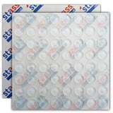 Clear Rubber Feet, Self Adhesive, Round